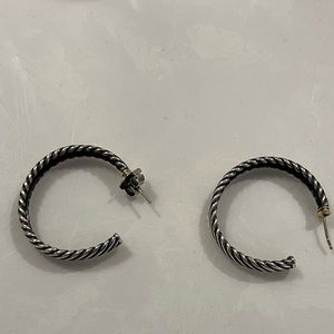 David Yurman Cable Hoop Earrings